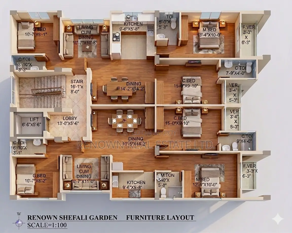 Luxurious Flat@Uttara in Uttara