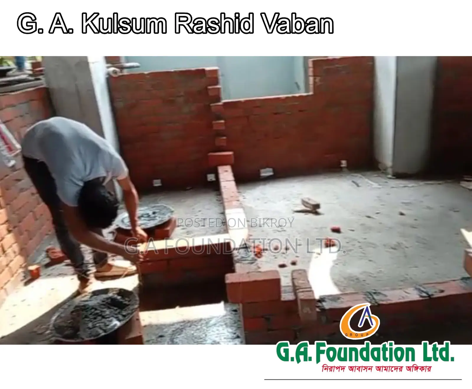 3-Bedroom Apartment in G. A. Kulsum Rashid, Mirpur for Sale in Mirpur