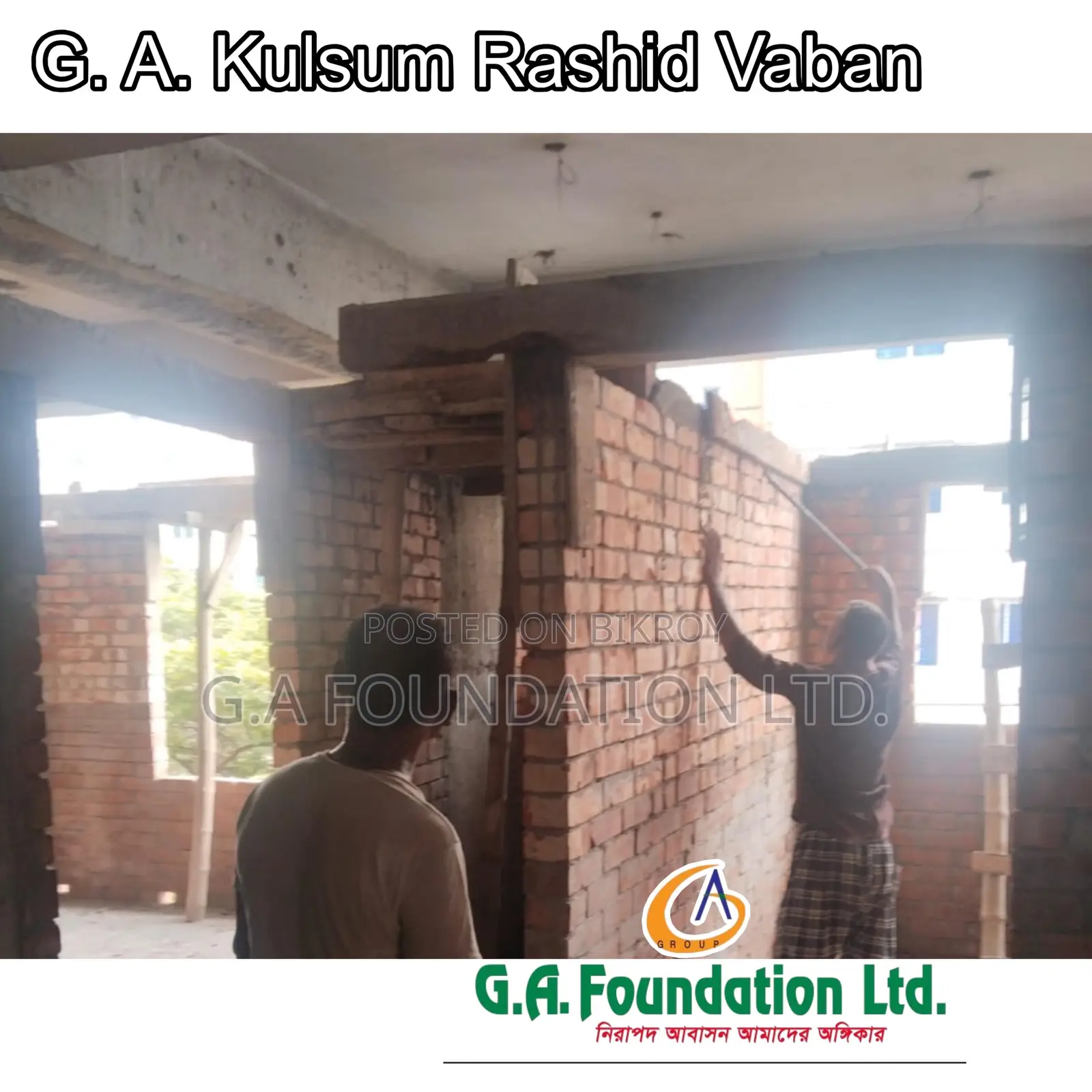 3-Bedroom Apartment in G. A. Kulsum Rashid, Mirpur for Sale in Mirpur