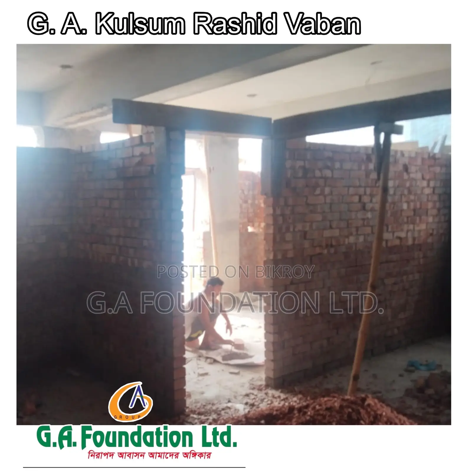 3-Bedroom Apartment in G. A. Kulsum Rashid, Mirpur for Sale in Mirpur