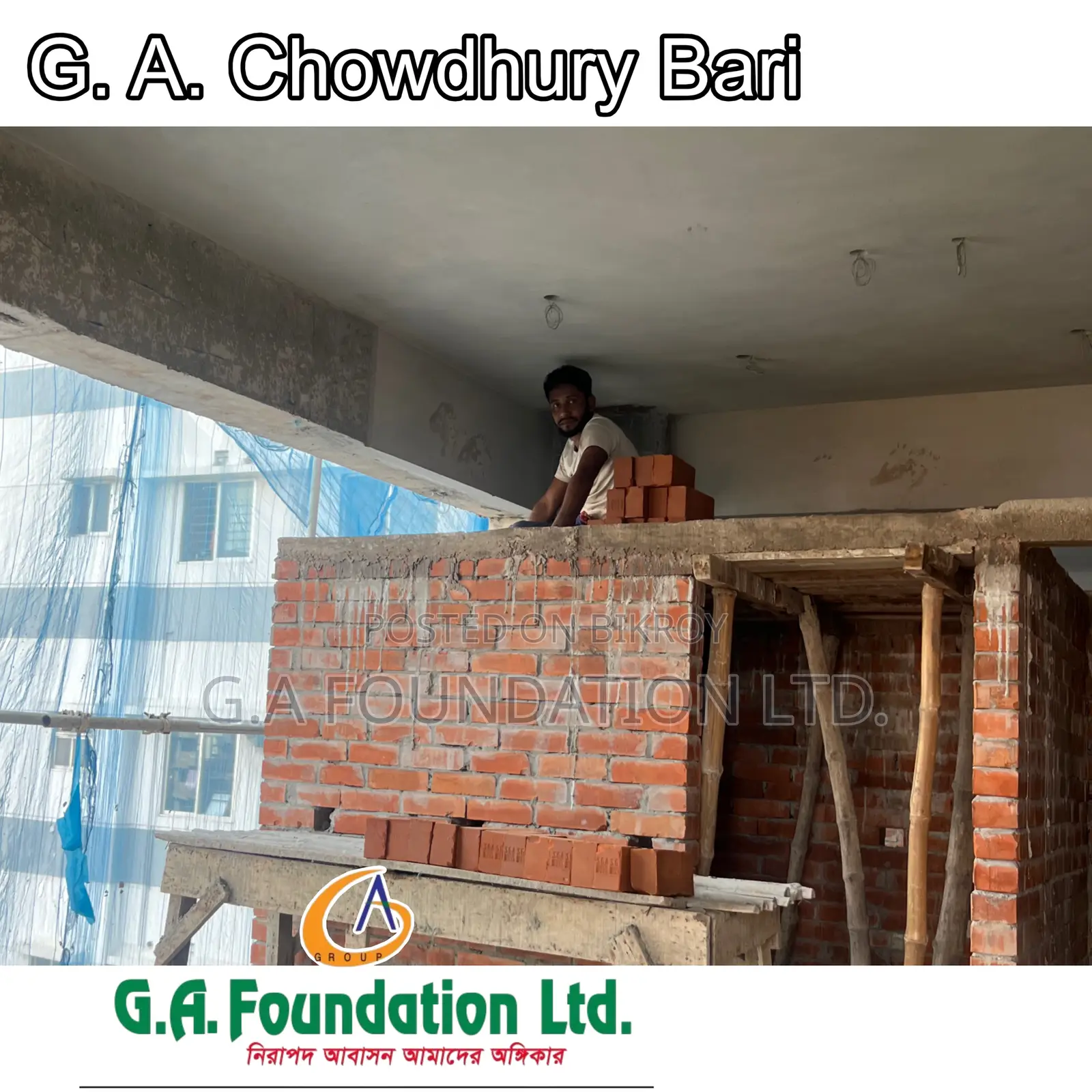 3-Bedroom Apartment in G. A. Chowdhury Bari, Mirpur for Sale in Mirpur
