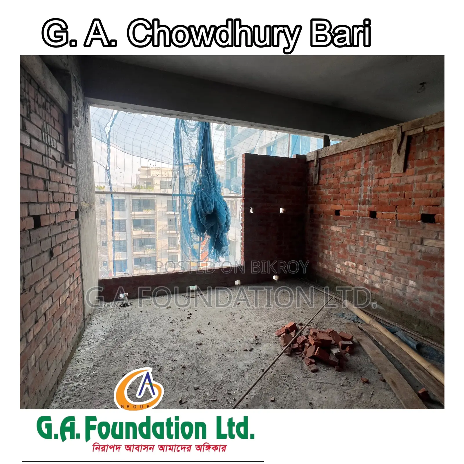 3-Bedroom Apartment in G. A. Chowdhury Bari, Mirpur for Sale in Mirpur