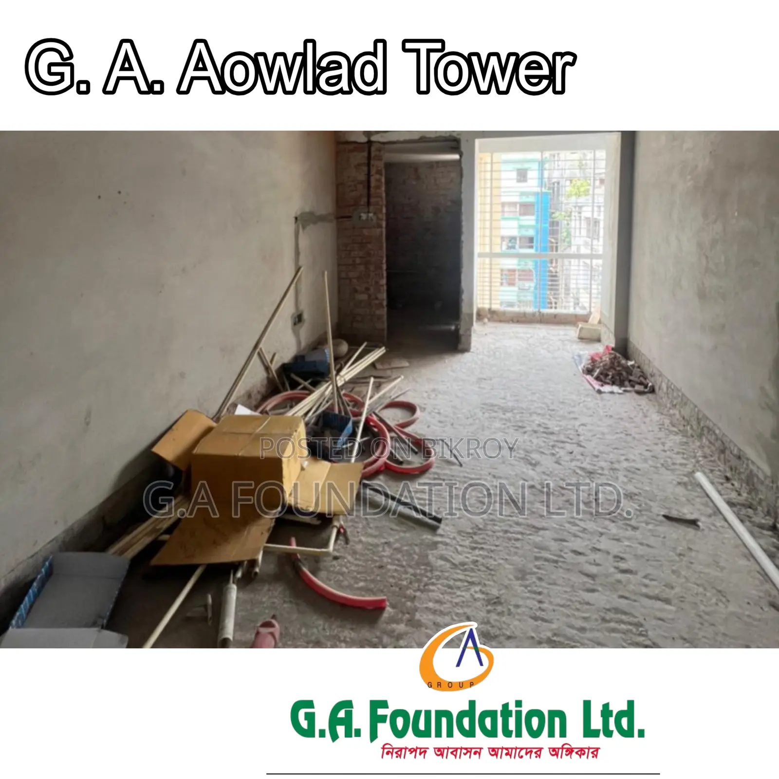 3-Bedroom Apartment in G. A. Aowlad Tower, Mirpur for Sale in Mirpur
