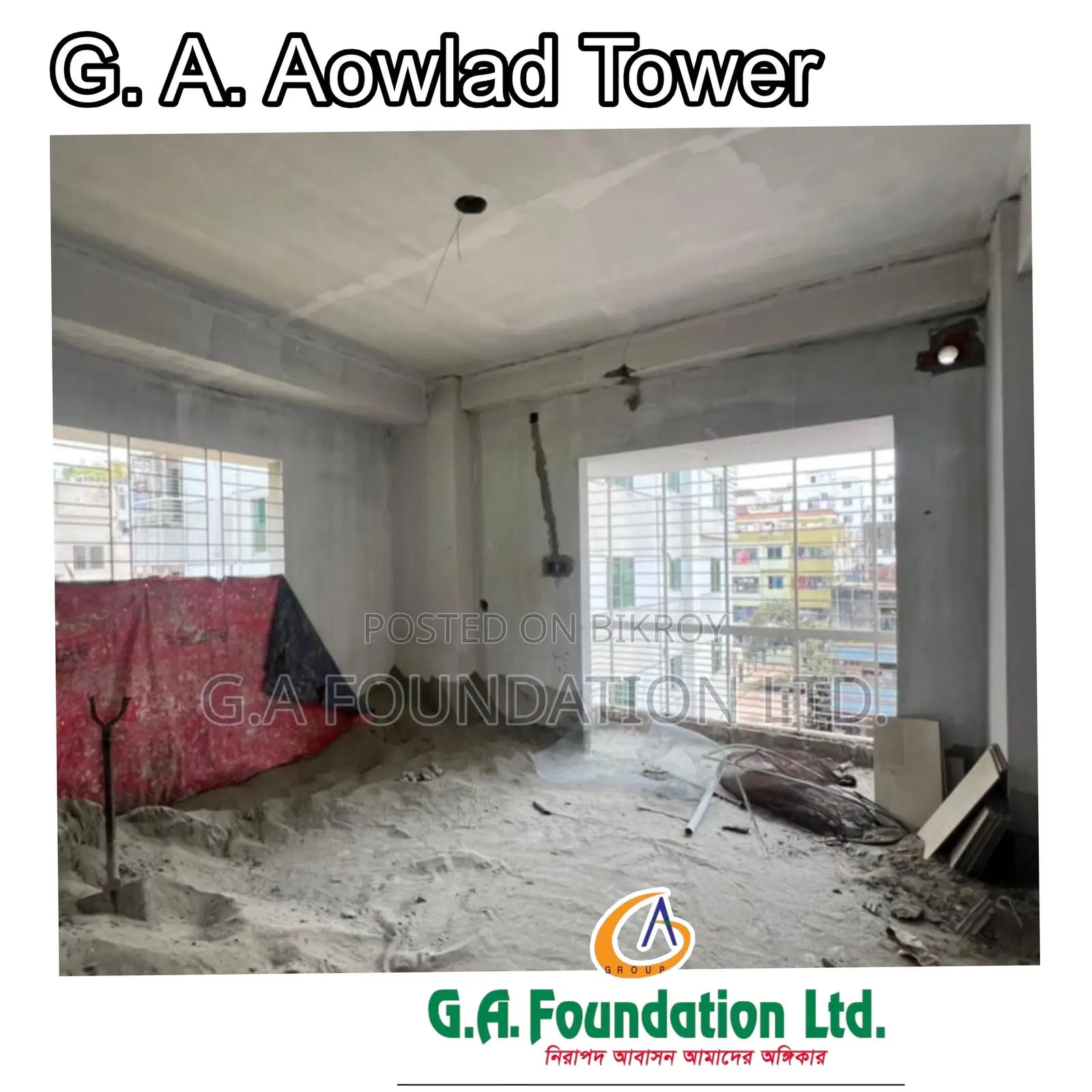 3-Bedroom Apartment in G. A. Aowlad Tower, Mirpur for Sale in Mirpur