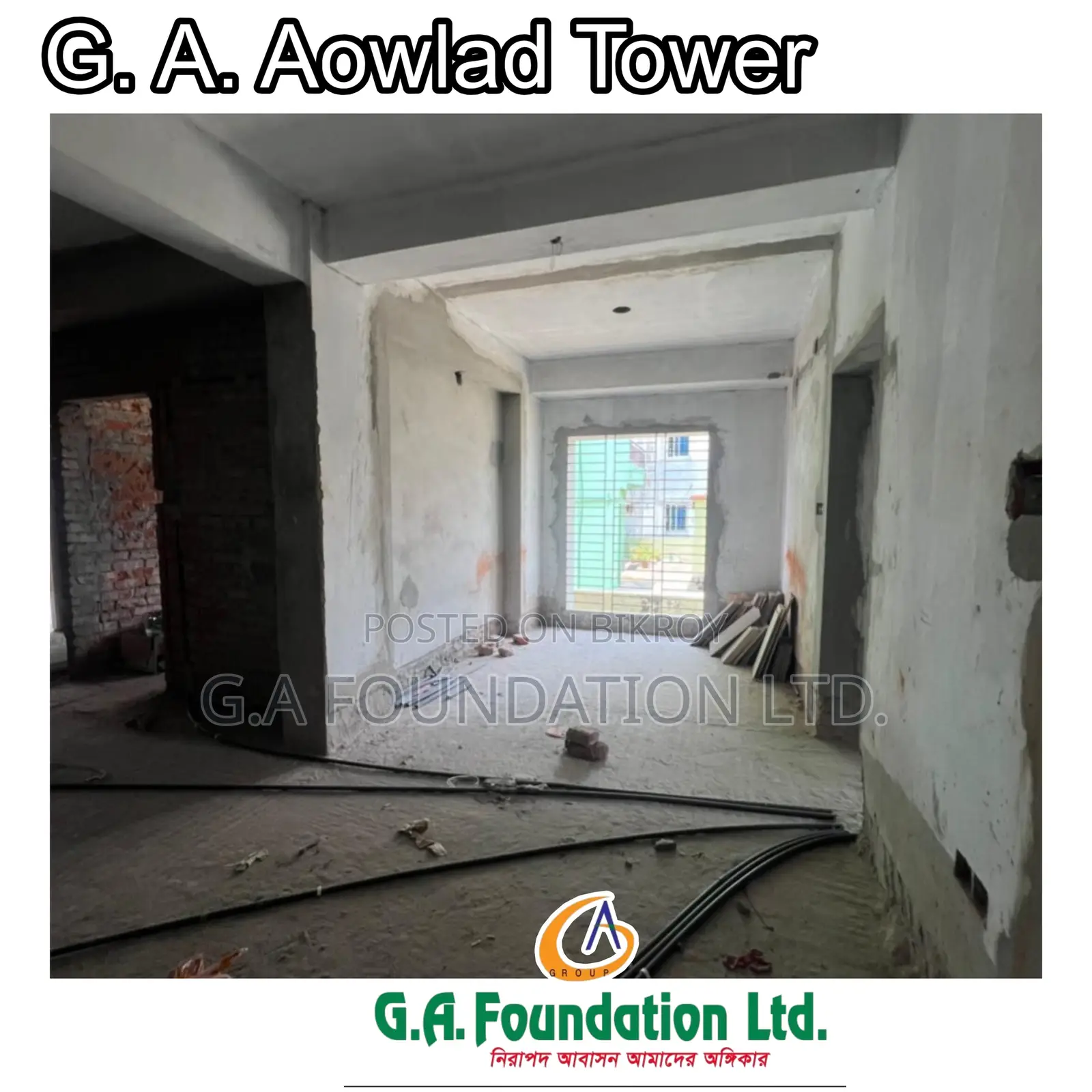 3-Bedroom Apartment in G. A. Aowlad Tower, Mirpur for Sale in Mirpur