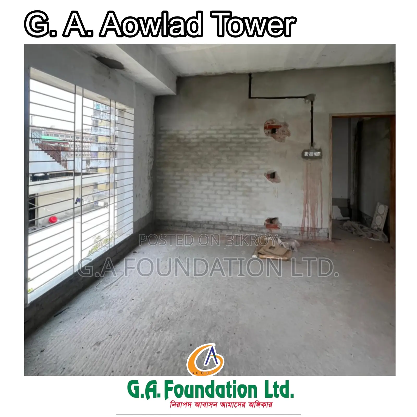 3-Bedroom Apartment in G. A. Aowlad Tower, Mirpur for Sale in Mirpur