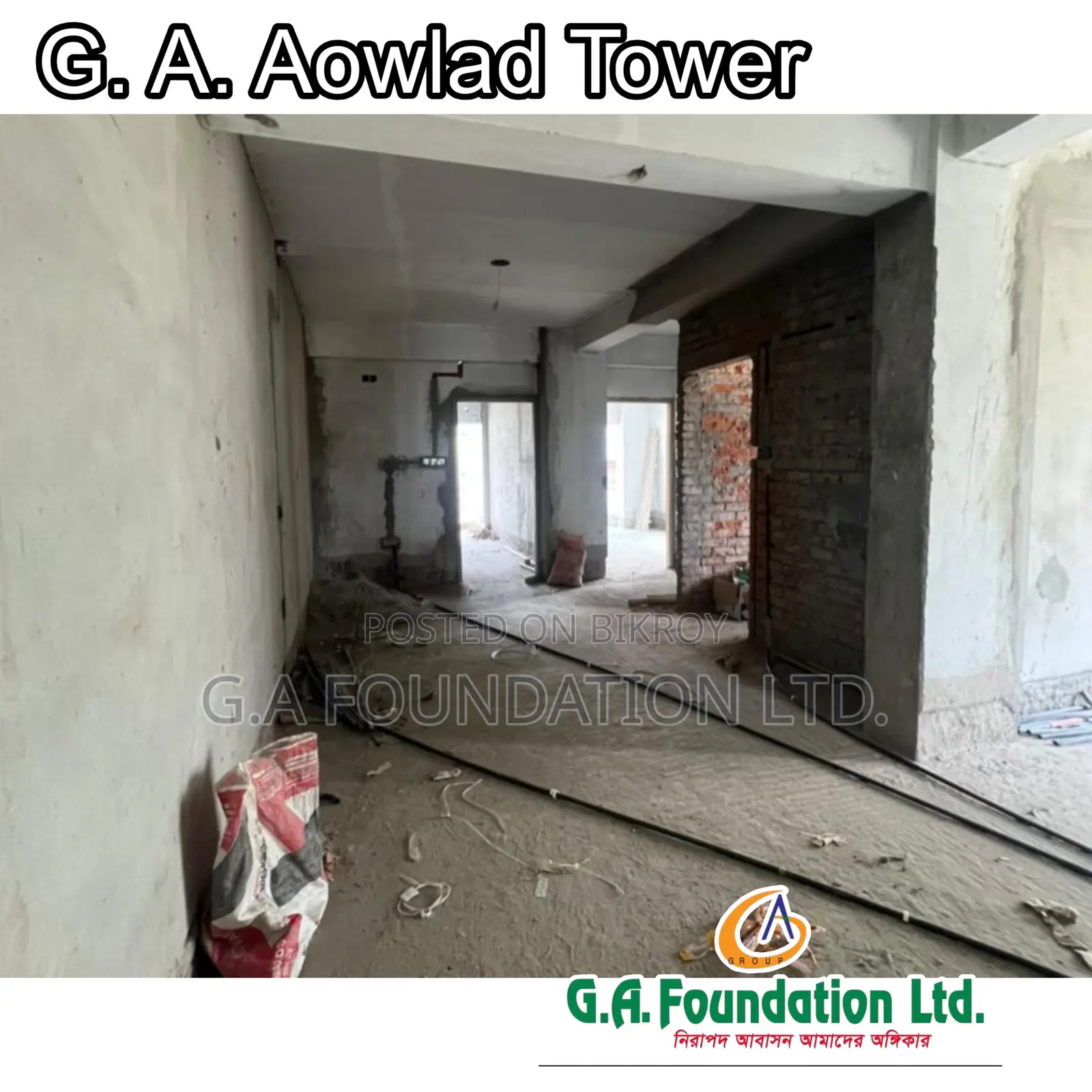 3-Bedroom Apartment in G. A. Aowlad Tower, Mirpur for Sale in Mirpur