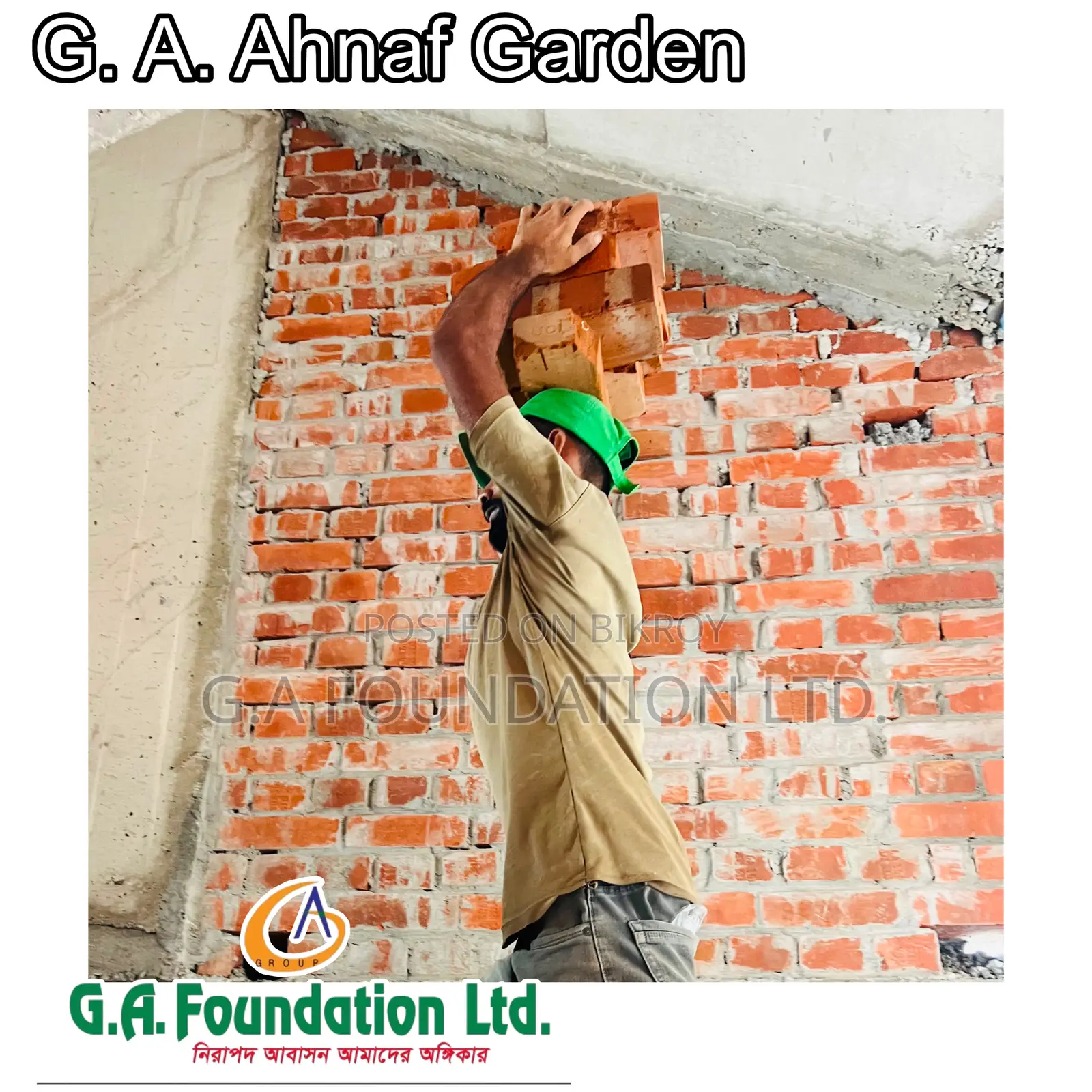 3 Bedroom Apartment in G. A. Ahnaf Garden, Mirpur for Sale in Mirpur