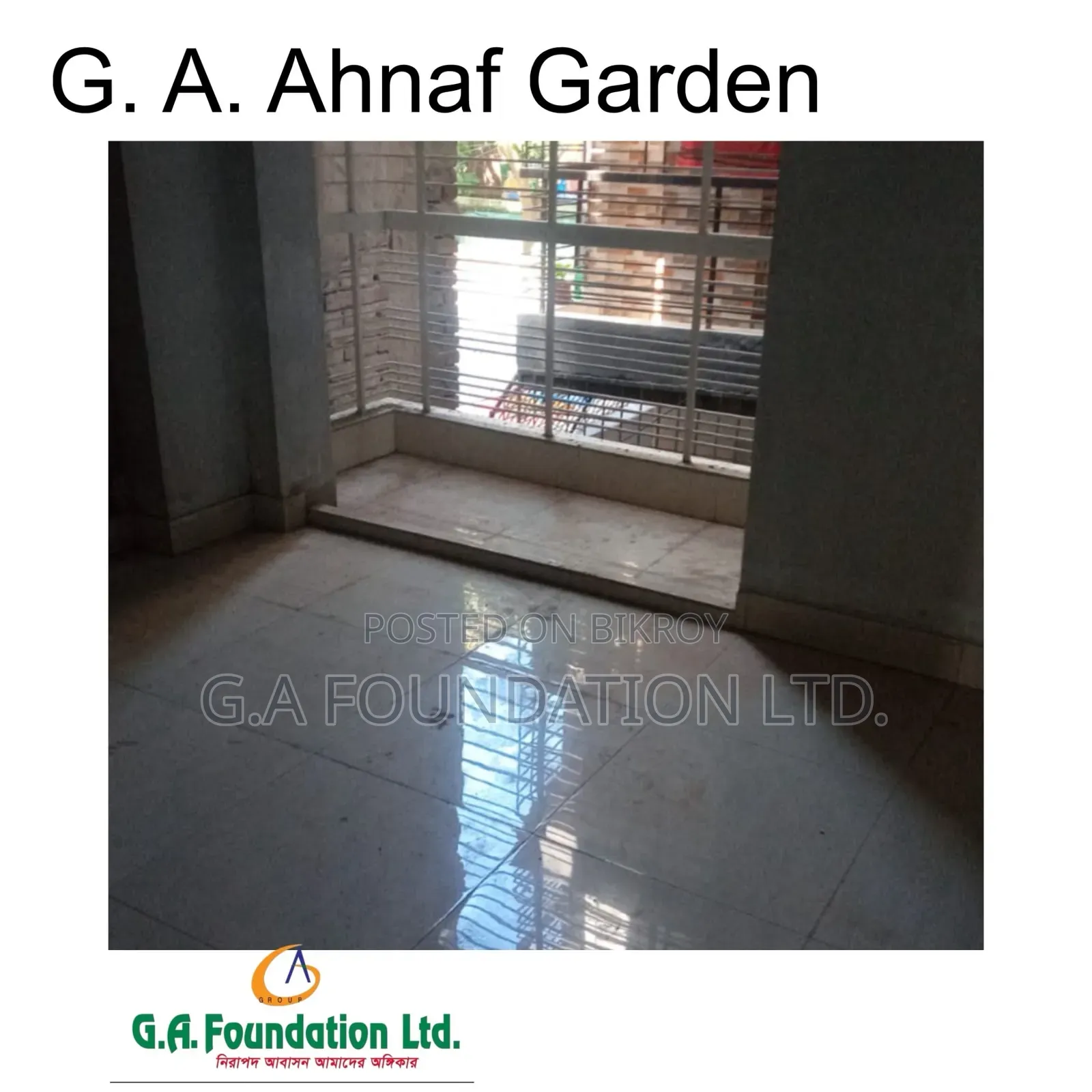 3 Bedroom Apartment in G. A. Ahnaf Garden, Mirpur for Sale in Mirpur