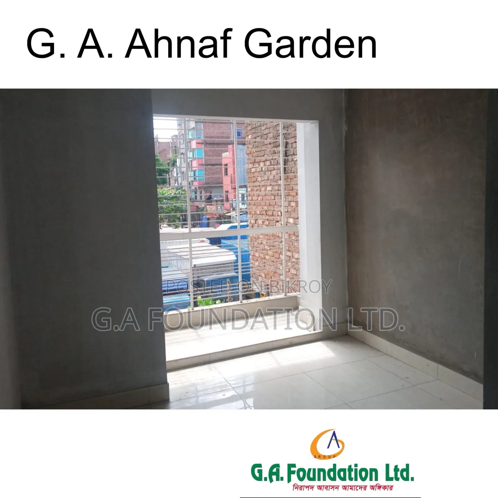 3 Bedroom Apartment in G. A. Ahnaf Garden, Mirpur for Sale in Mirpur