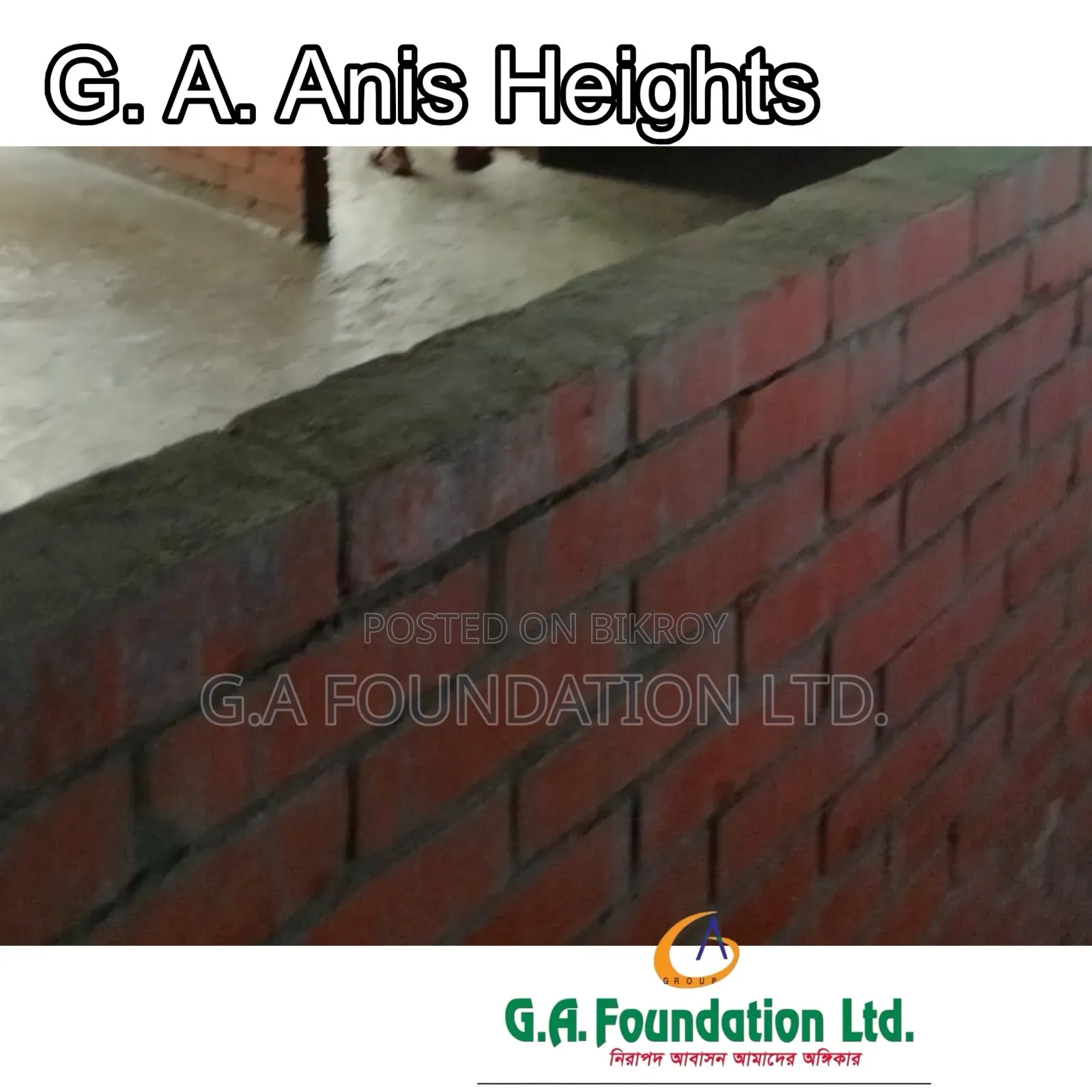 3-Bedroom Apartment in G. A. Anis Heights, Mirpur for Sale in Mirpur
