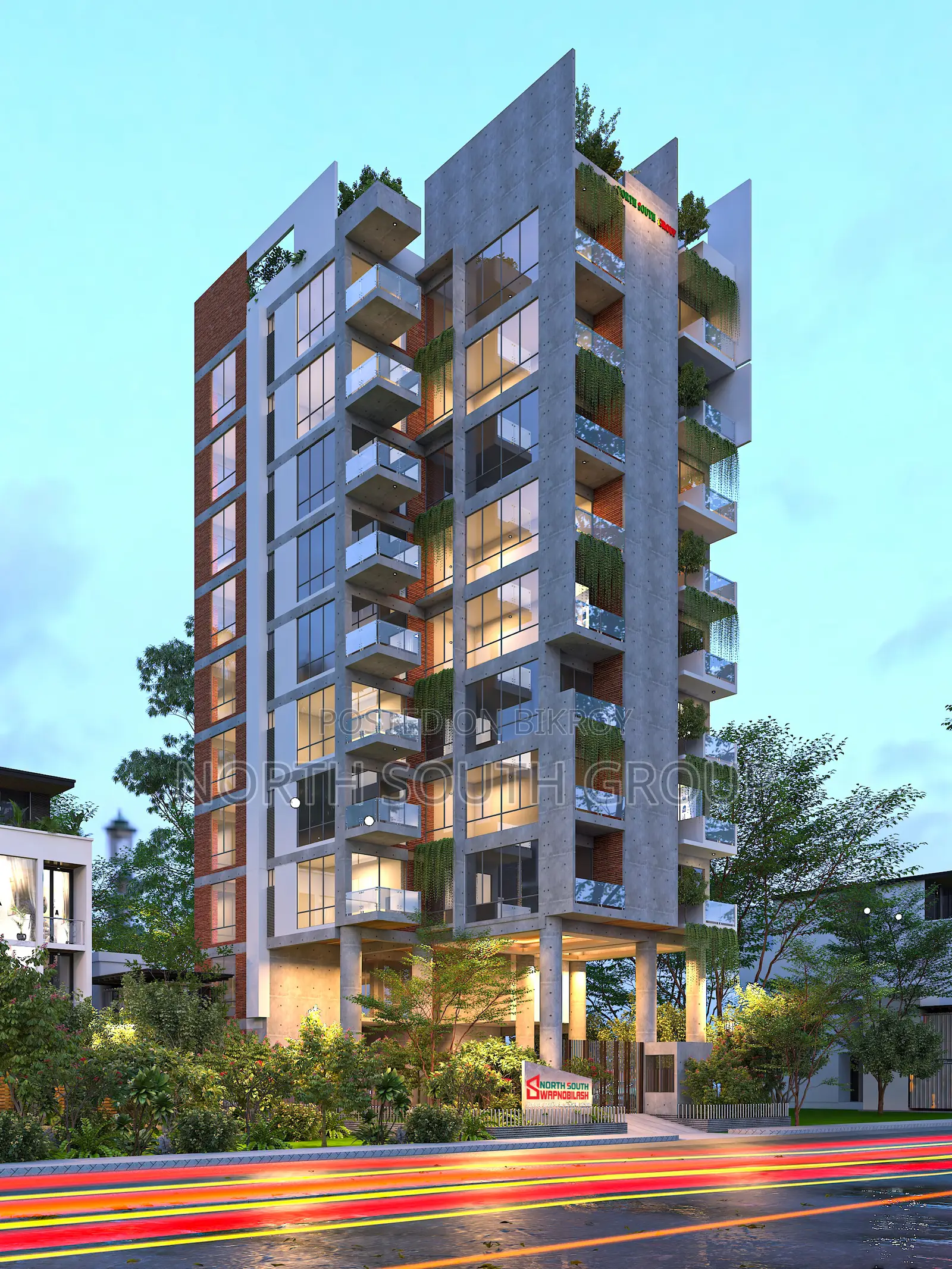 4 Bedroom Apartment in Ns Swapnobilash, Jalshiri Abason for sale in Jalshiri Abason