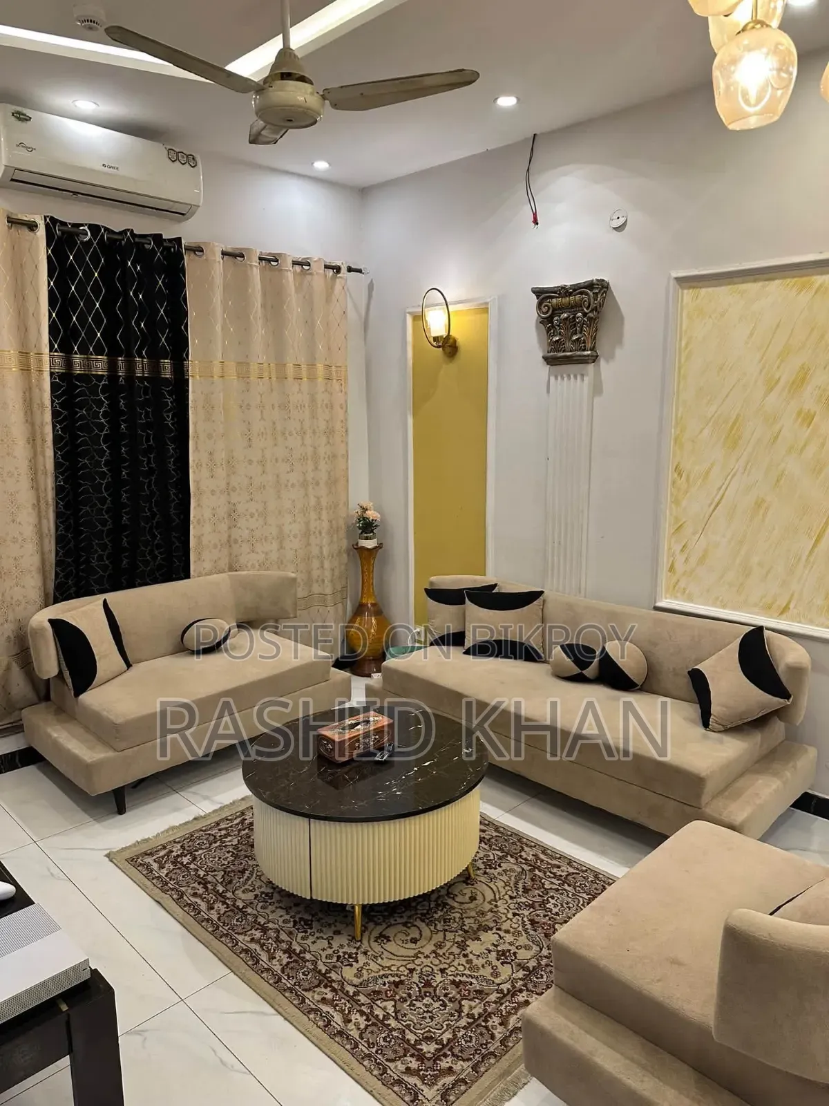 Furnished 3-Bedroom Apartment in Dhaka Full Furnish, Basundhara for Rent in Basundhara
