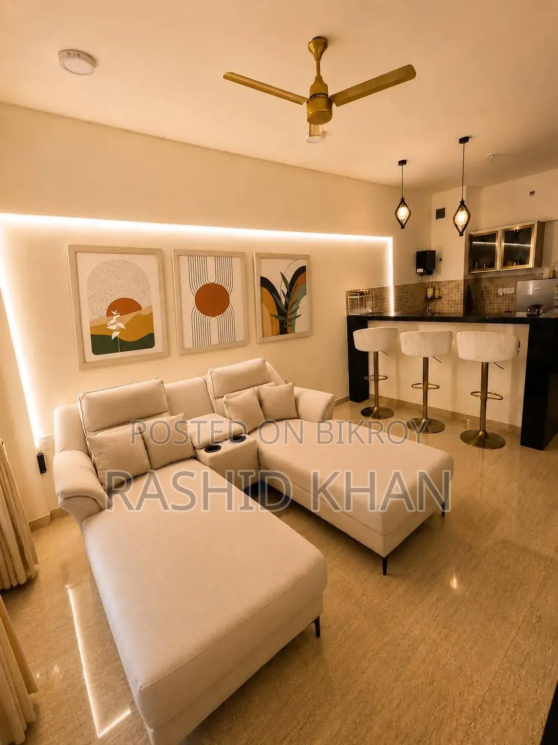 Furnished 3-Bedroom Apartment in Dhaka Full Furnish, Basundhara for Rent in Basundhara