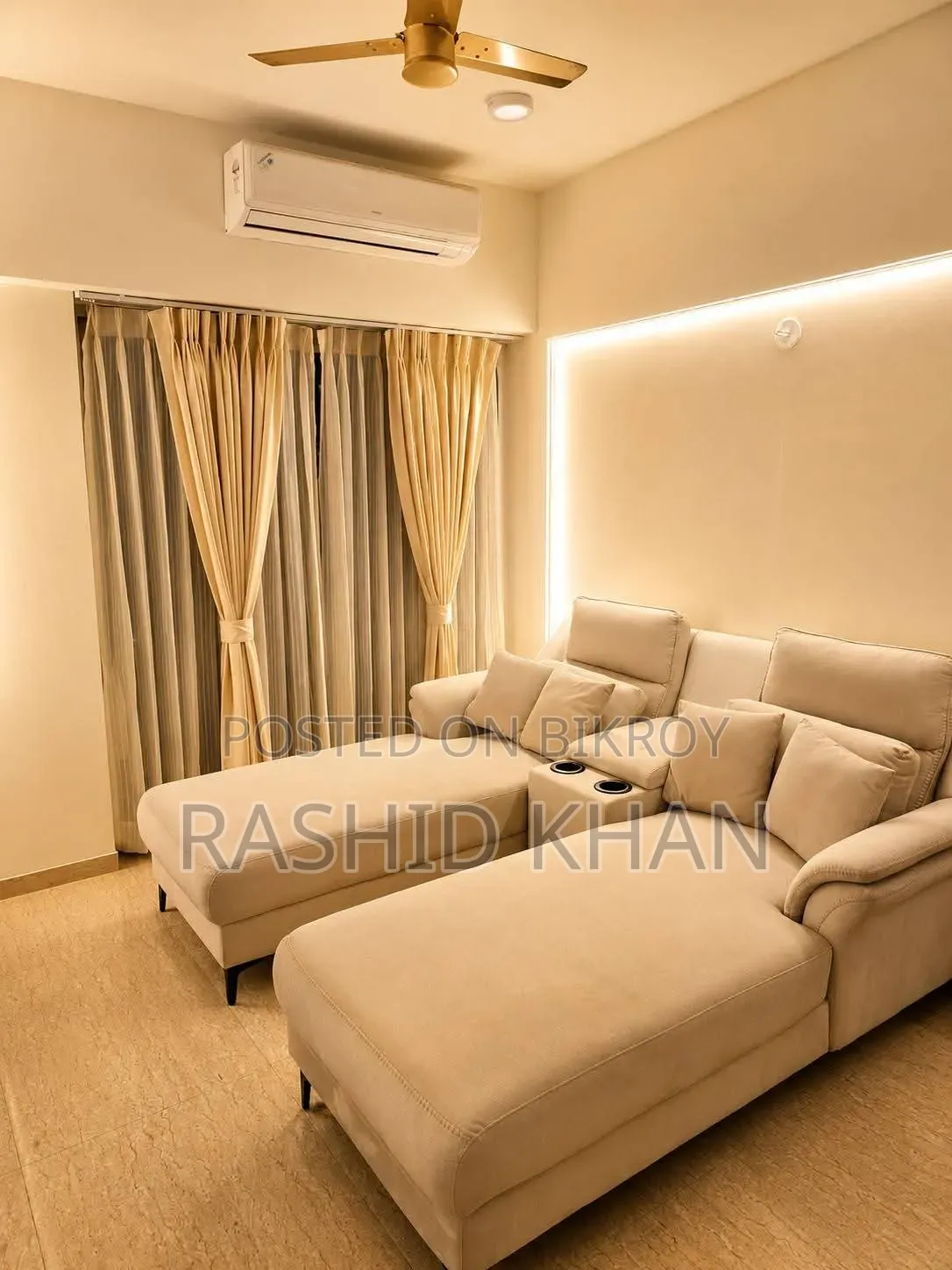 Furnished 3-Bedroom Apartment in Dhaka Full Furnish, Basundhara for Rent in Basundhara