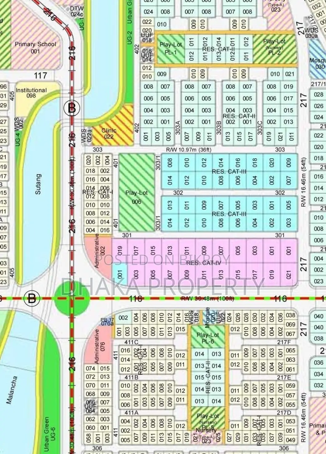 7.5 Katha South Facing Near Park at Sector 22 in Purbachal