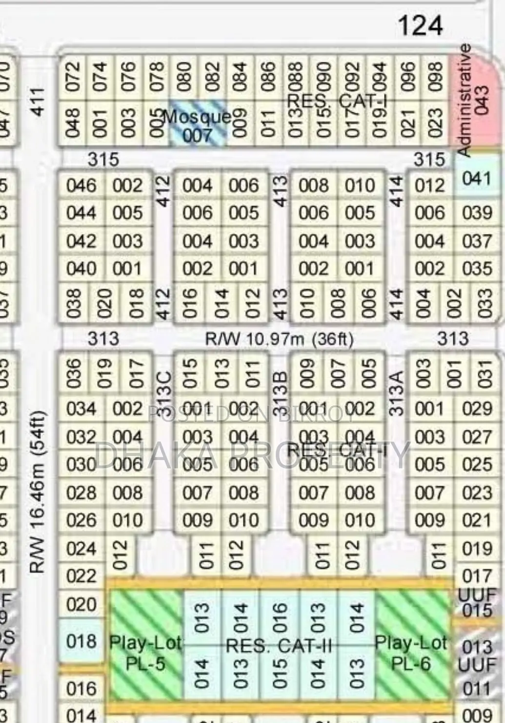 30/30ft Corner 3 Katha North at Sector-28 in Purbachal