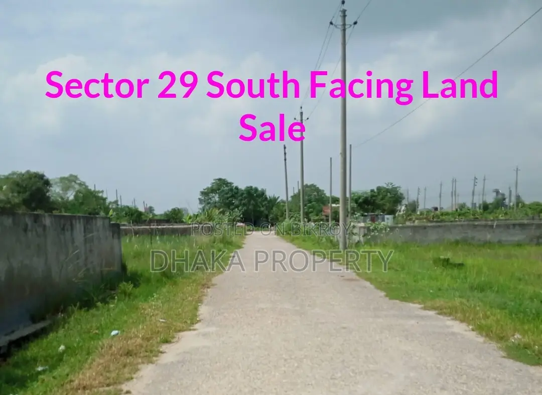 Nearby Lake 3 Katha South Facing at Sector 29 in Purbachal