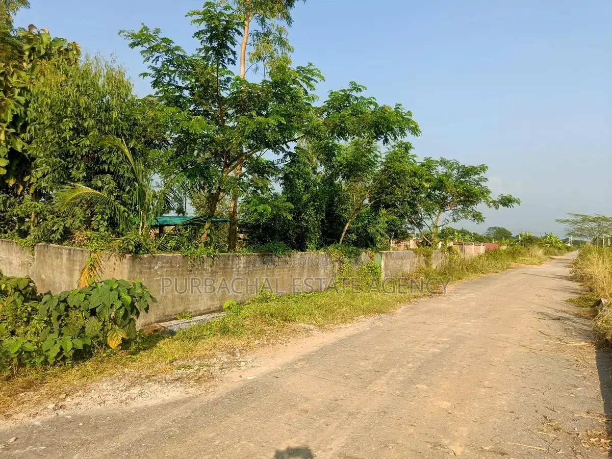 RAJUK Purbachal Sector 25: South-Facing 3 Katha Plot Near 100 Ft Road in Purbachal