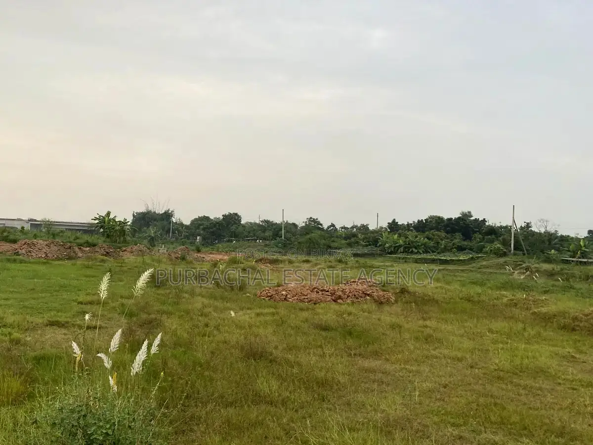 South-Facing 10 Katha Plot Near Lake - Purbachal Sec 8 in Purbachal