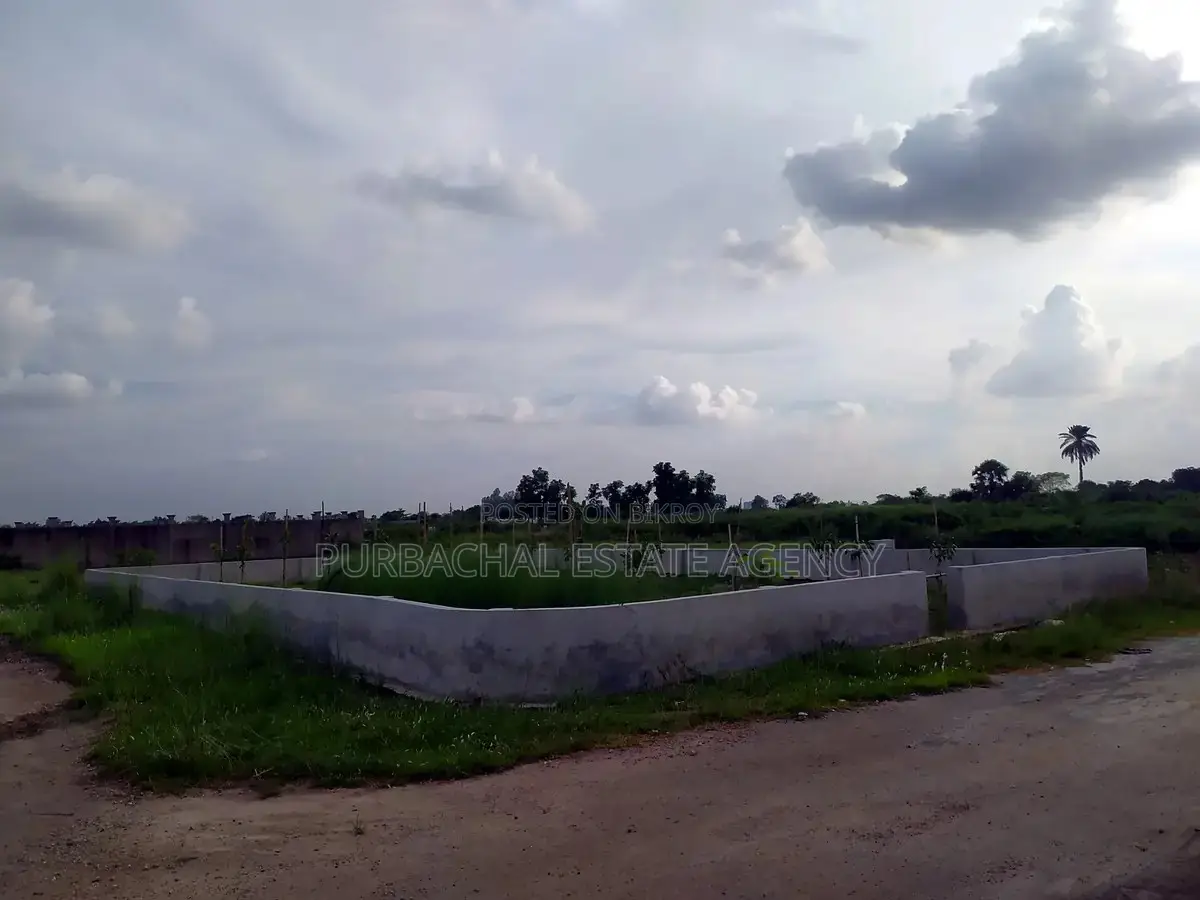 South-Facing 5 Katha Plot Near Mosque & Playground - Purbachal Sec 27 in Purbachal