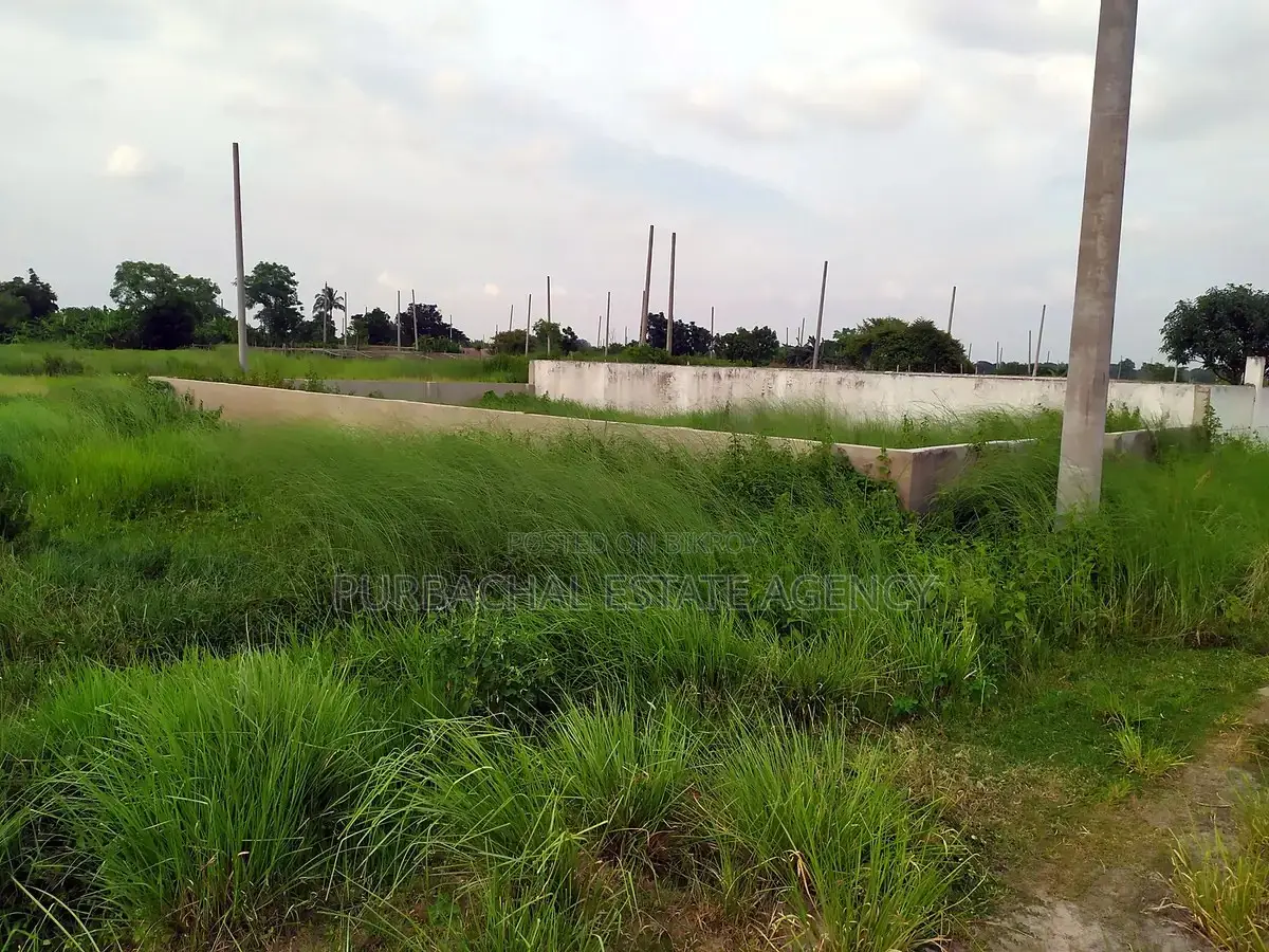 South-Facing 5 Katha Plot Near Mosque & Playground - Purbachal Sec 27 in Purbachal