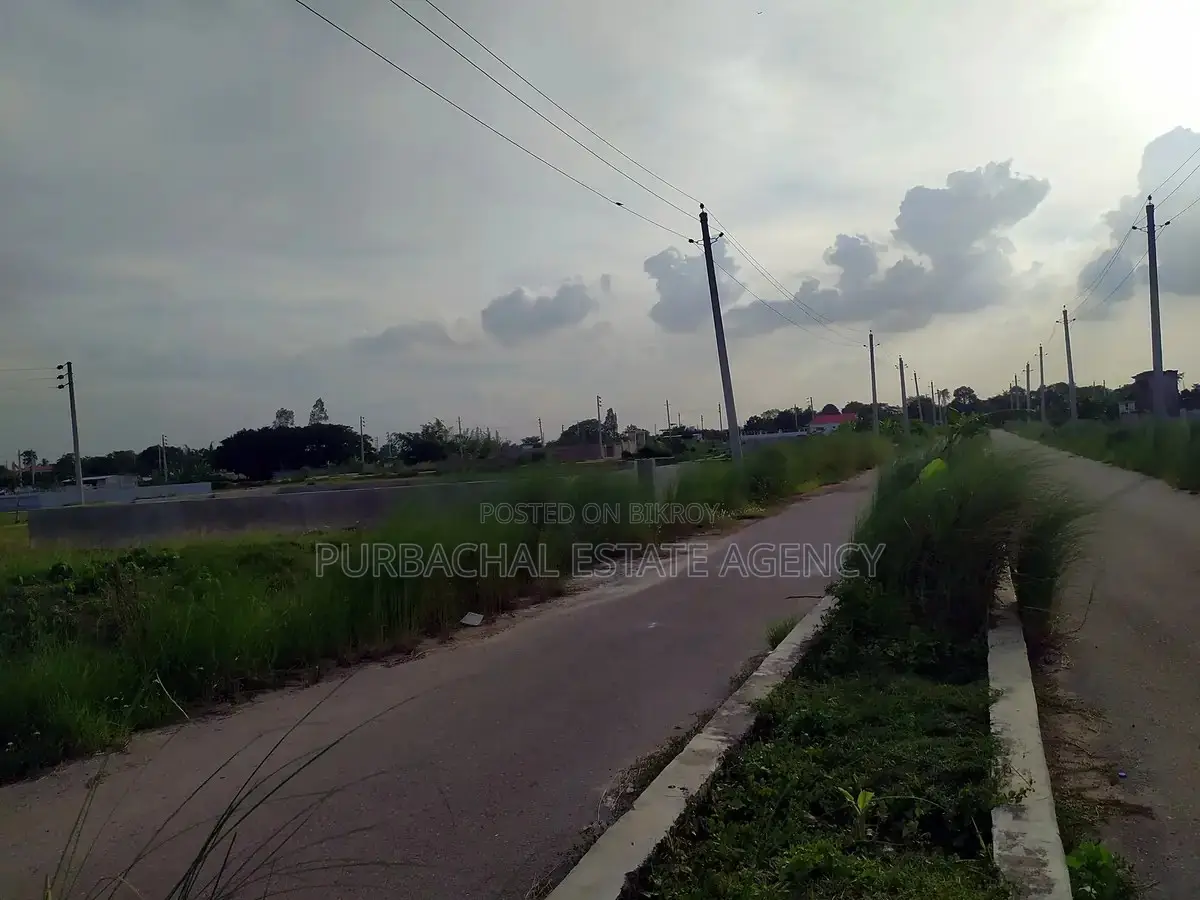 Near 160 Ft Road: 5 Katha South-Facing Plot, Purbachal Sector 20 in Purbachal