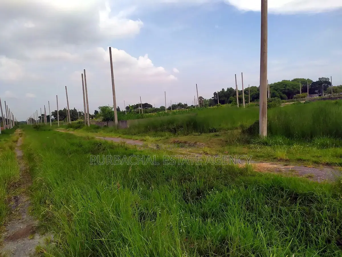 South-Facing 5.2 Katha Plot Near 150 Ft Road - Purbachal Sec 10 in Purbachal