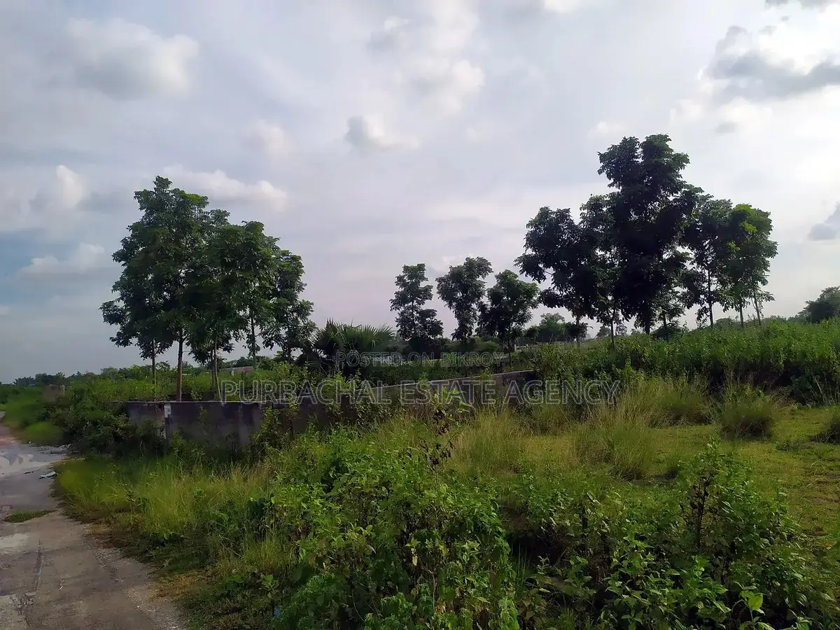 RAJUK Purbachal Sector 25: Corner 5 Katha Plot Beside Playground in Purbachal