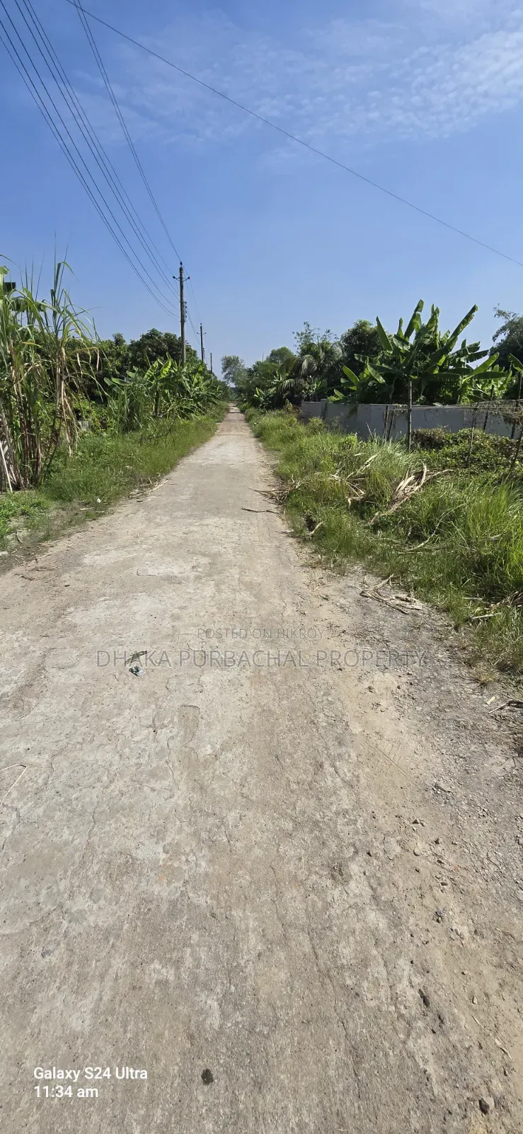 Rajuk Purbachal 5 Katha Near 300' Wide Plot For Sale in Purbachal