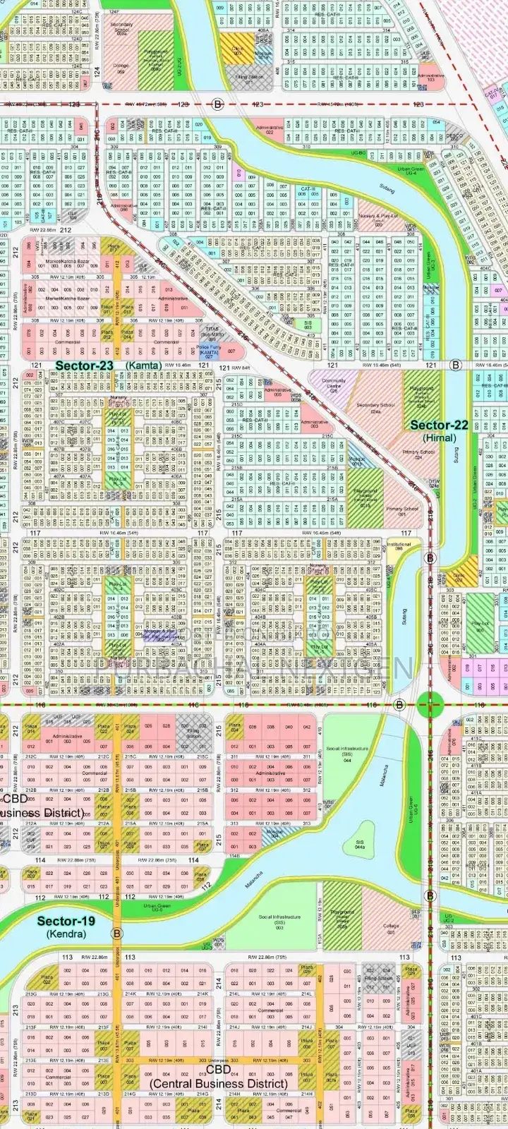 5 Katha Plot Sale in Sector 23, Prime Location at Purbachal in Purbachal