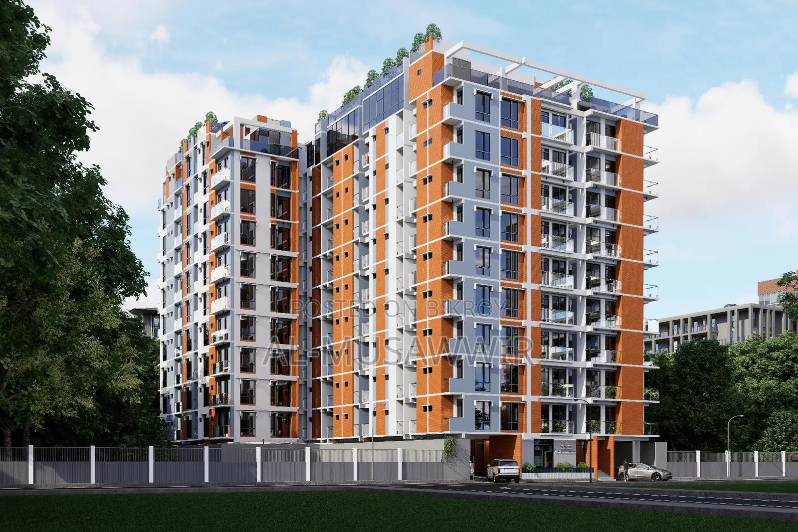 1067+533 sqft Duplex (9th+10th) floor flat for sale in Mirpur 13 in Mirpur