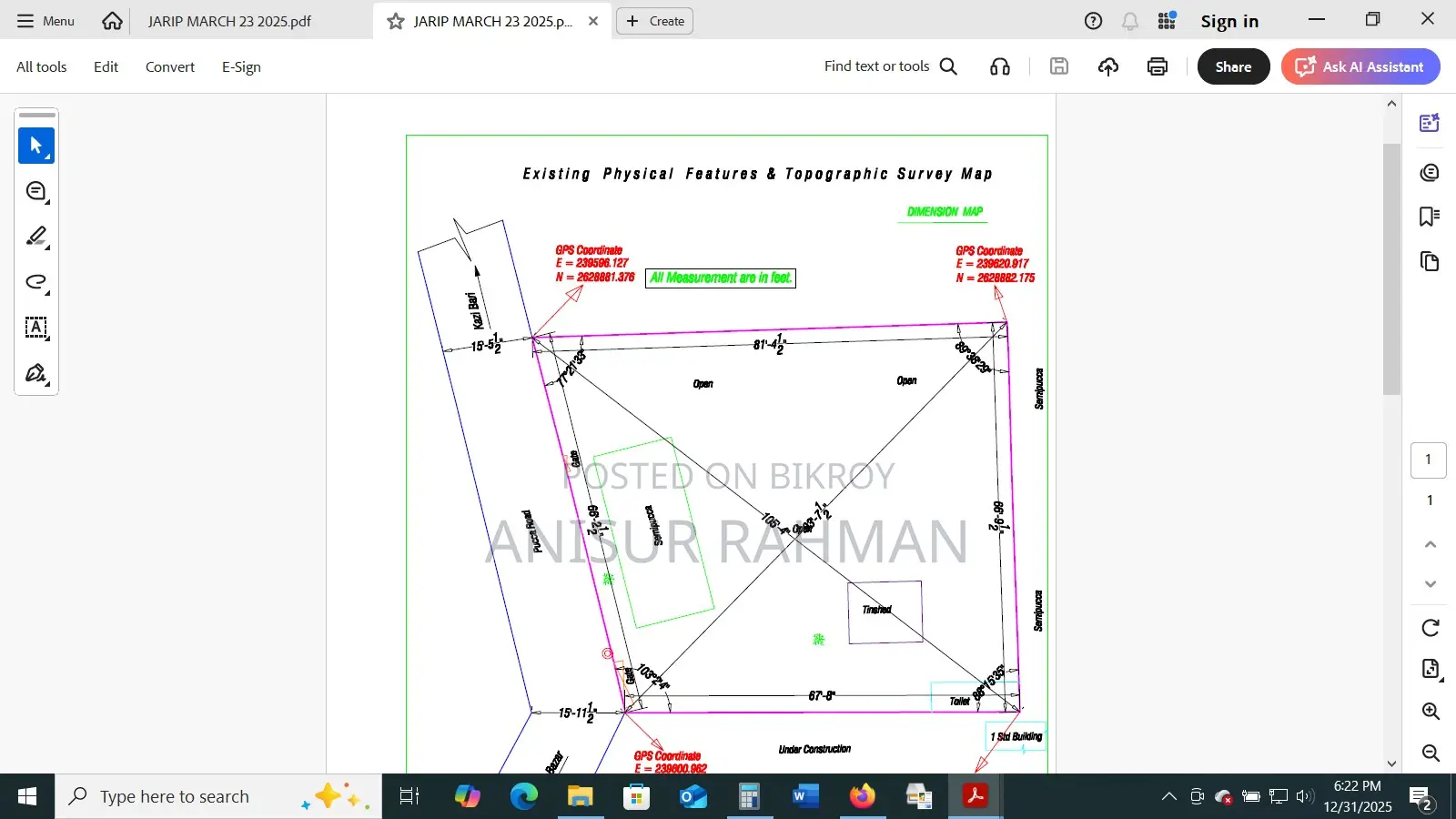 Land for Sale in Banasree