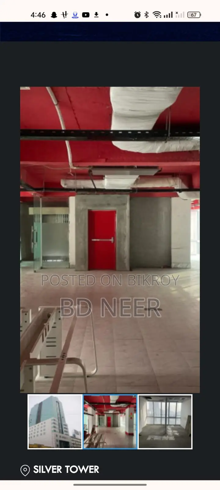 Fully Commercial 8000 Sqft Open Space Available For Rent in Gulshan Ave in Gulshan