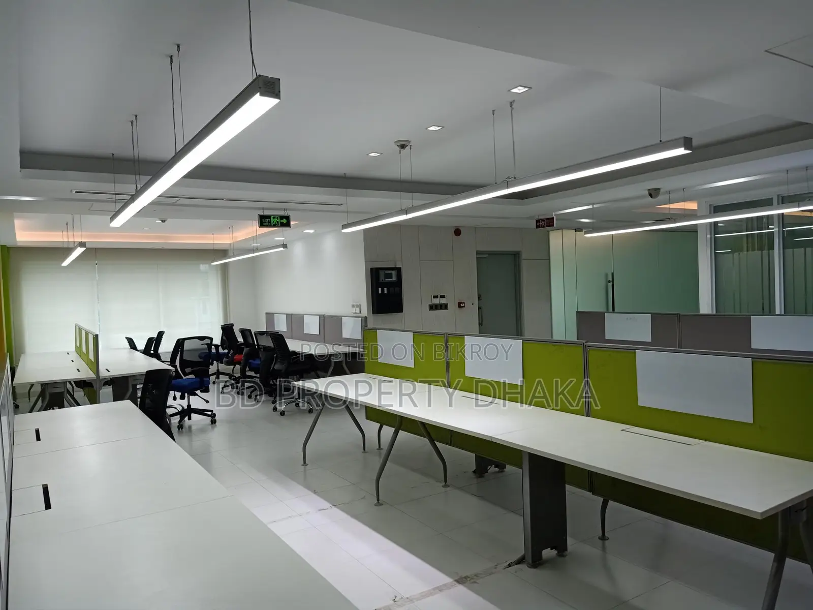 6070sqft Semi Furnished open Commercial space rent in Gulshan Avenue in Gulshan