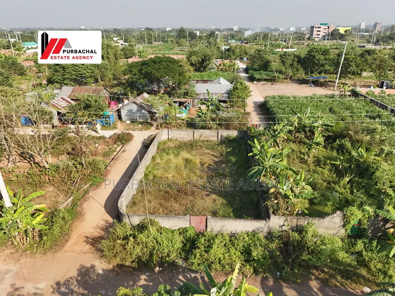 Front 30ft/54ft Corner, 5 Katha Plot In Sec#7 in Purbachal