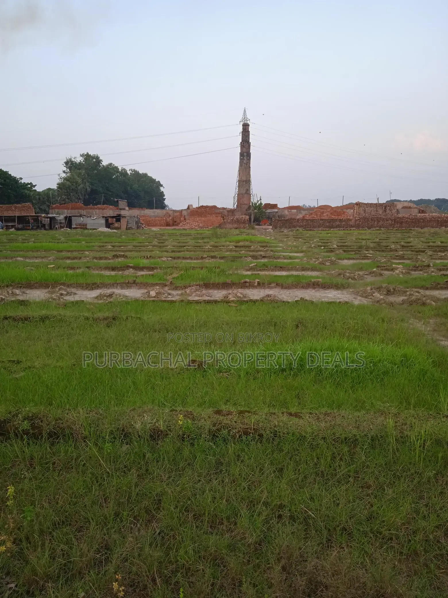 6 Bigha River-Adjacent Land for Sale Near Purbachal for Industry/Resort in Purbachal