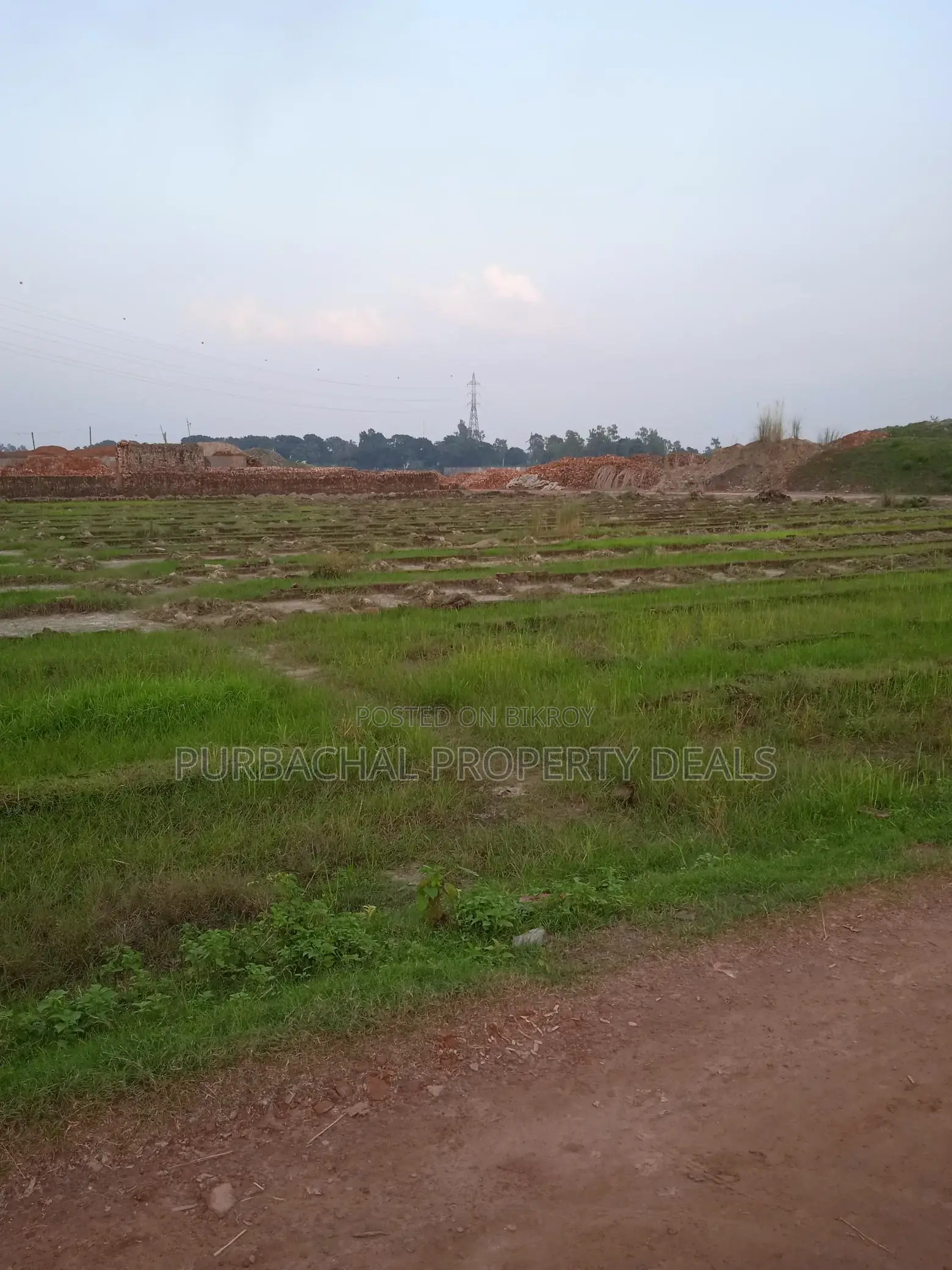 6 Bigha River-Adjacent Land for Sale Near Purbachal for Industry/Resort in Purbachal