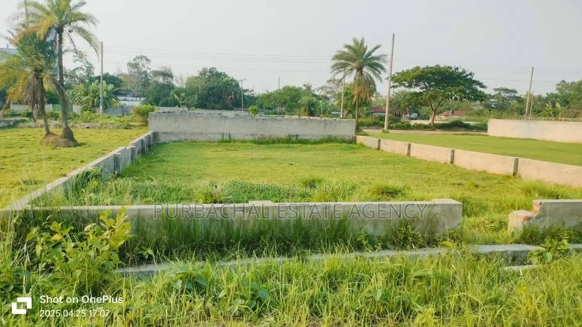 South Facing, 5 Katha Plot In Sec#15 in Purbachal