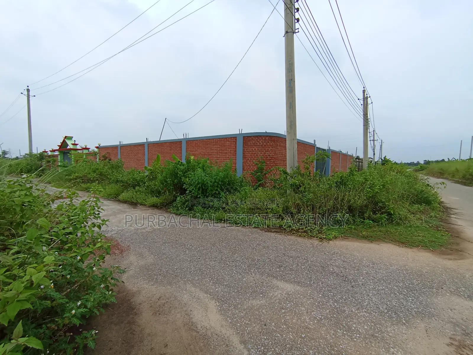 On 30ft/54ft Corner, 10 Katha Plot in Sec#25 in Purbachal