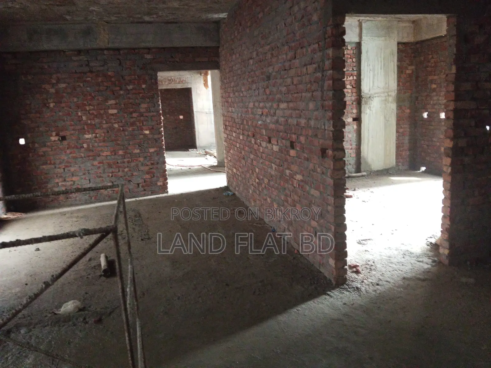Flat for sale, 3 bedrooms, under construction, 1600 sq ft in Mohammadpur