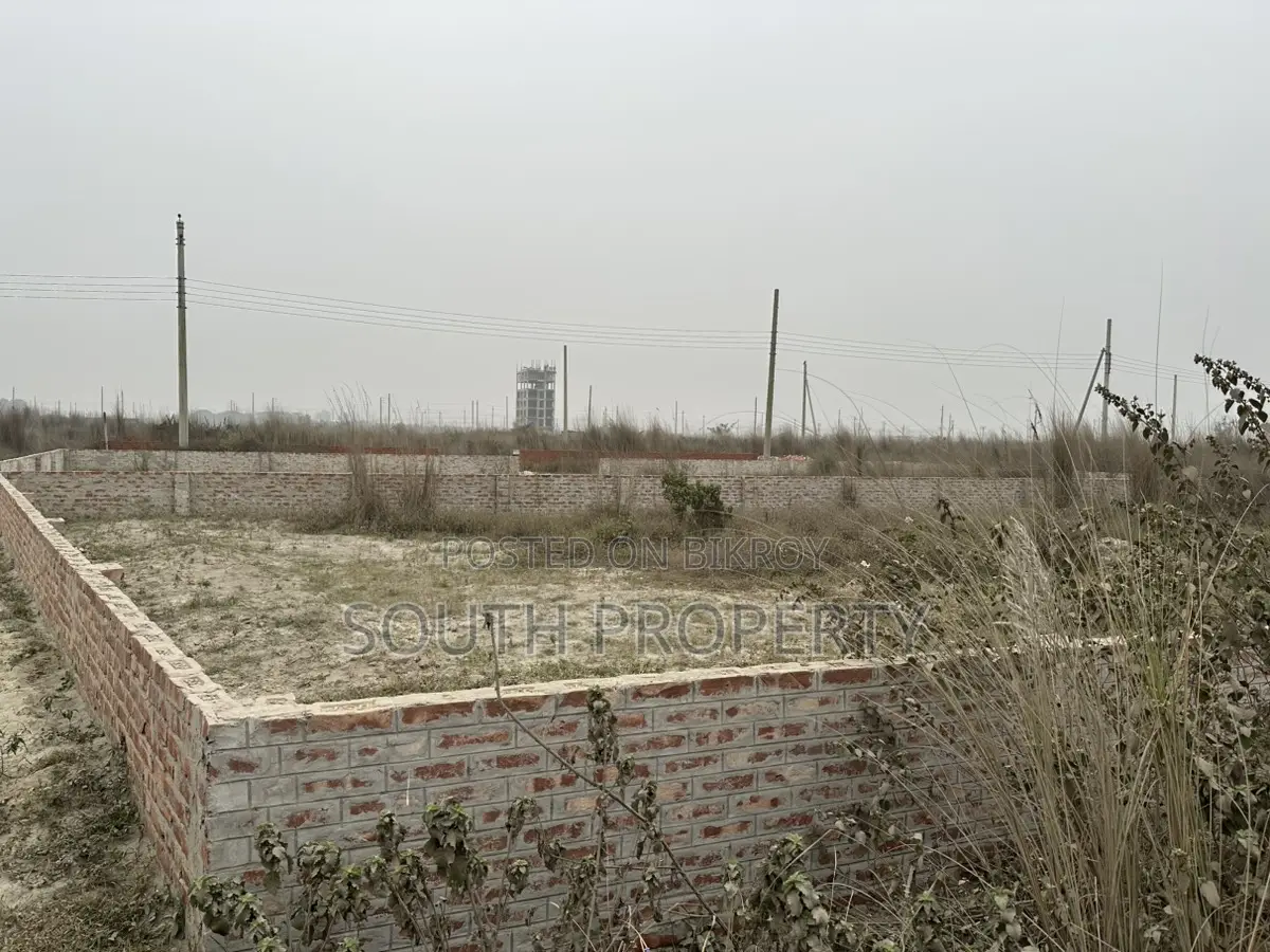 3+3=6 Katha Plot || South Facing Block-P in Basundhara