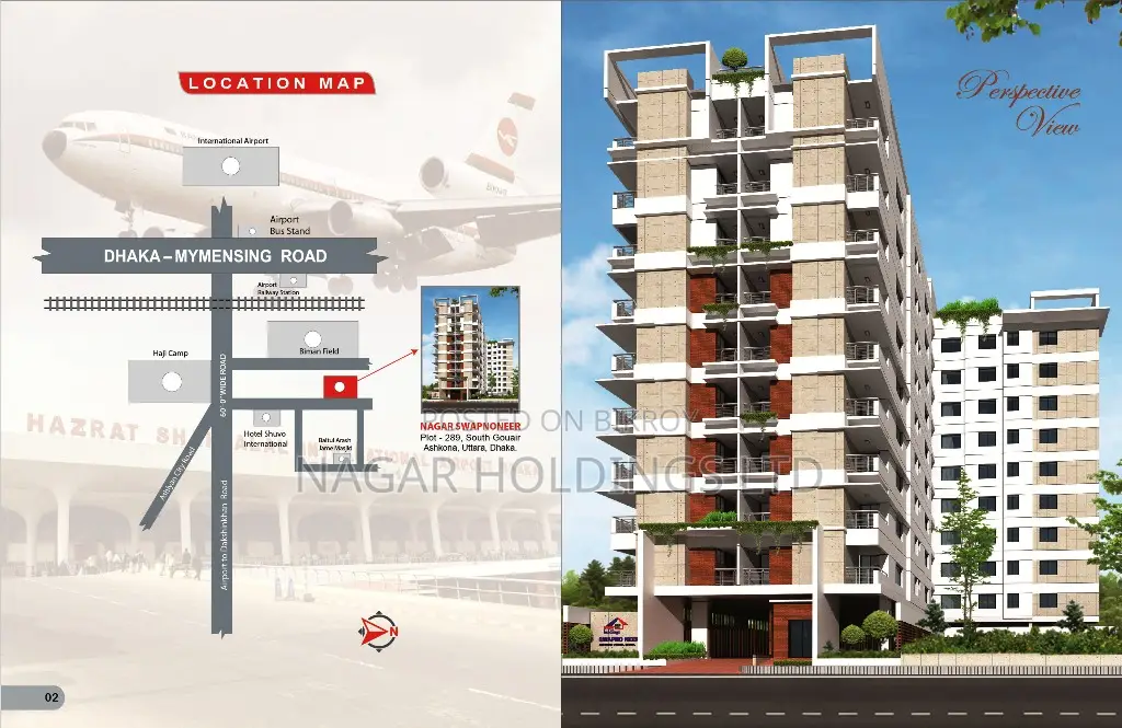 Pursue A Nice Ready Apartment for Sale Near Haji Camp @ Ashkona in Uttara