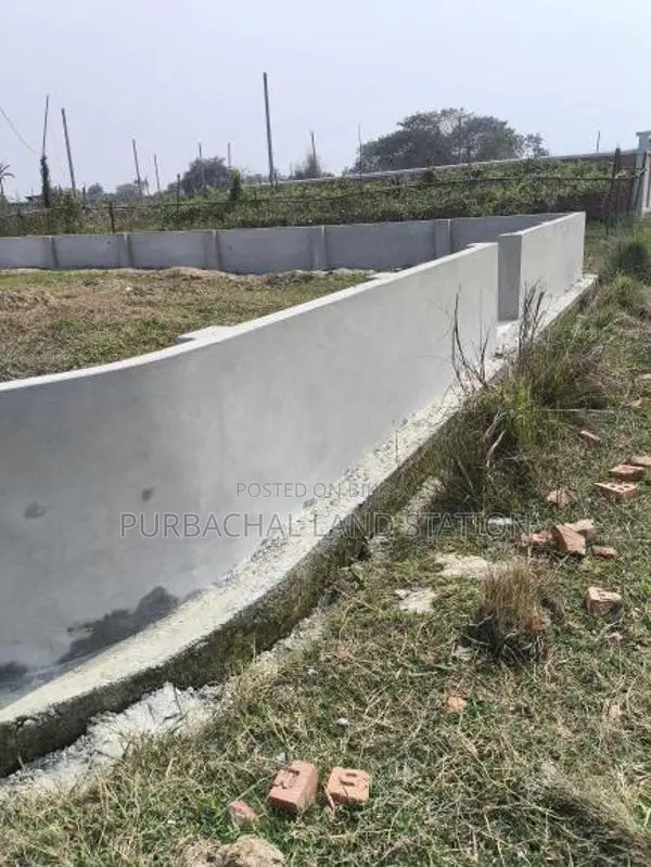 Sector 23, East-North Corner Prime Location 3 Katha Plot for Sale, Purbachal. in Purbachal