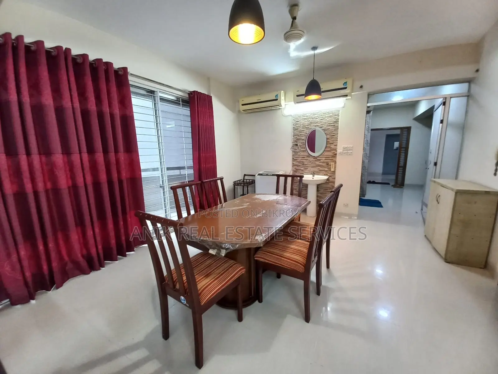 Good Quality 3 Bedroom Full Farnised Flat Rent At Banani in Banani