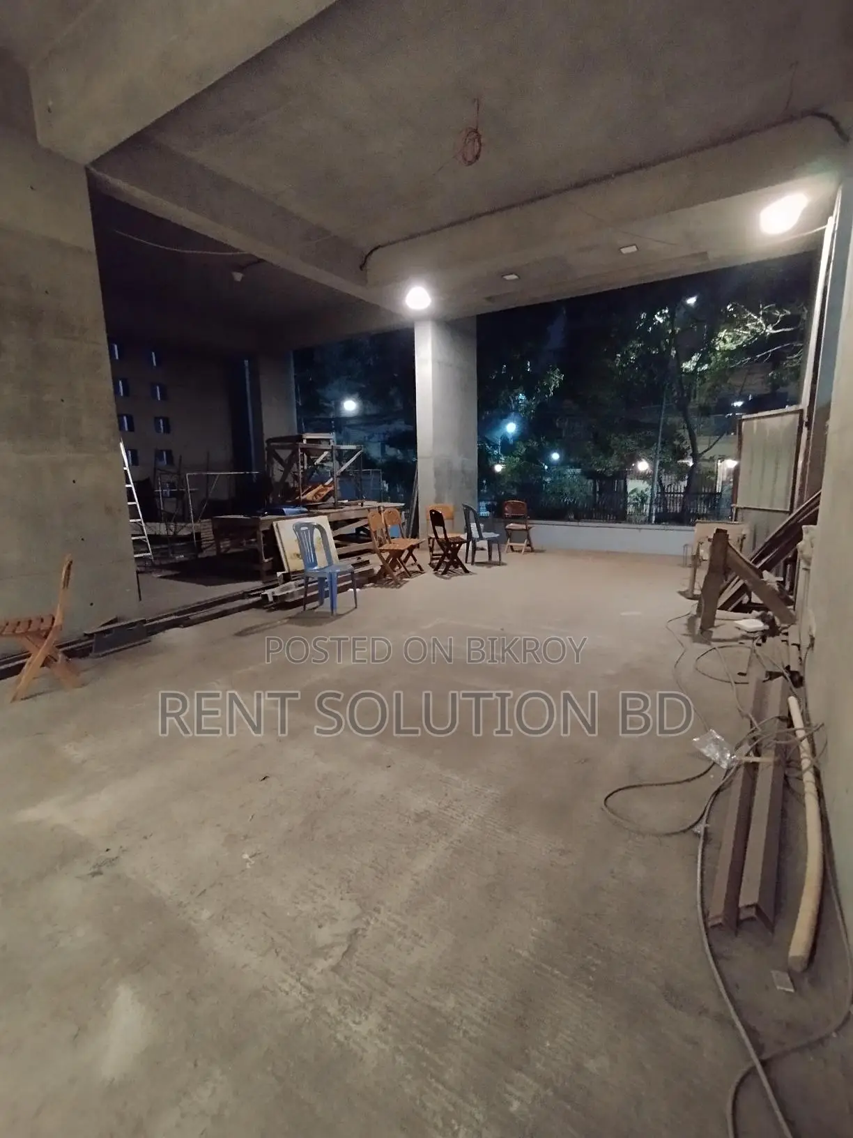 Ground floor 2872 sqft restaurant/ cafe/ shop rent in north Avenue in Gulshan