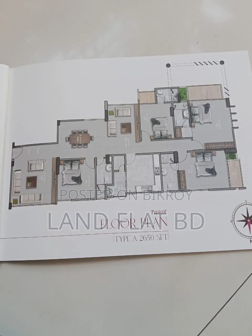 2670 SFT # FLAT FOR SALE @ CONDOMINIUM PROJECT SHYAMOLI. in Mohammadpur