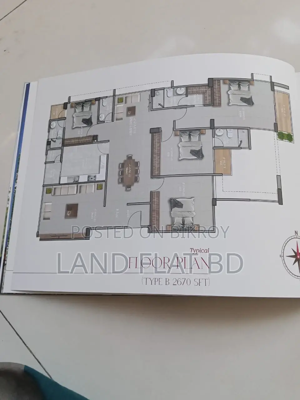 2670 SFT # FLAT FOR SALE @ CONDOMINIUM PROJECT SHYAMOLI. in Mohammadpur