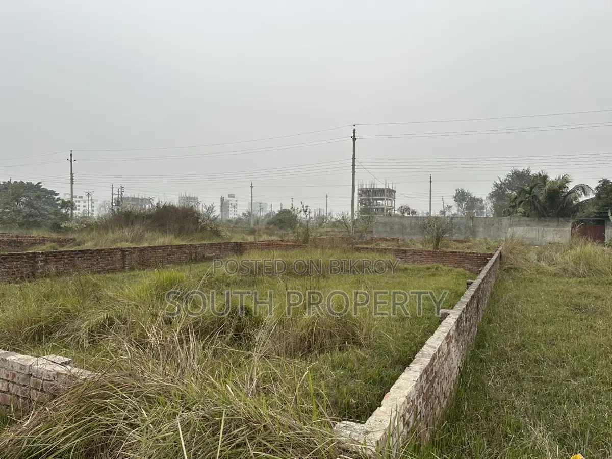 Block-P || 3+3=6 Katha Plot for Sale, South Facing in Basundhara