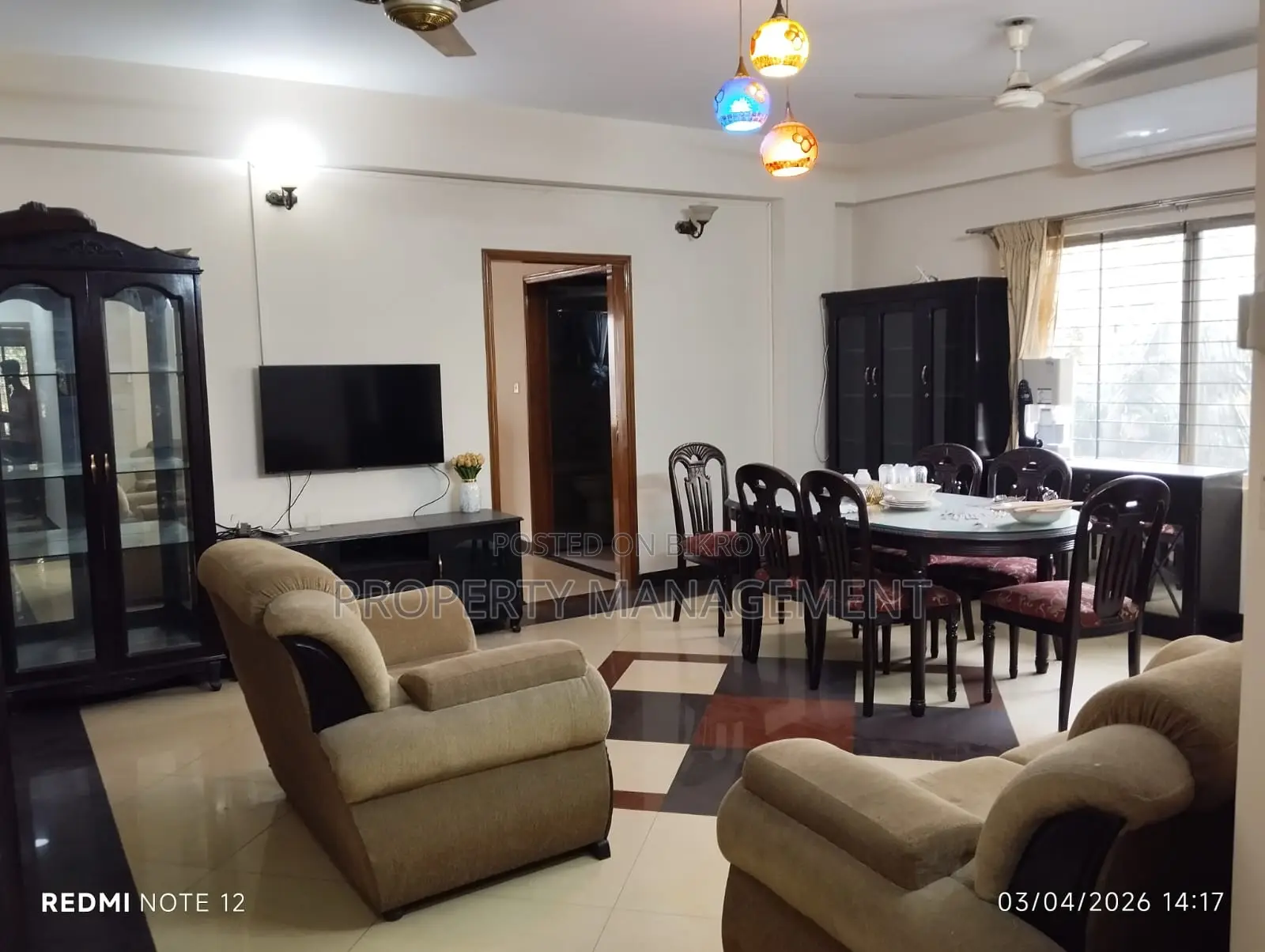 2200 sft fully furnished Apartments Rent in Gulshan in Gulshan